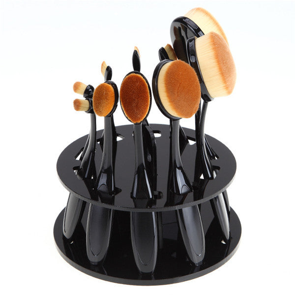 Round makeup brush holder Round makeup brush holder